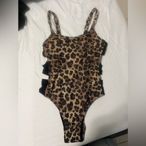Cheetah Print One Piece